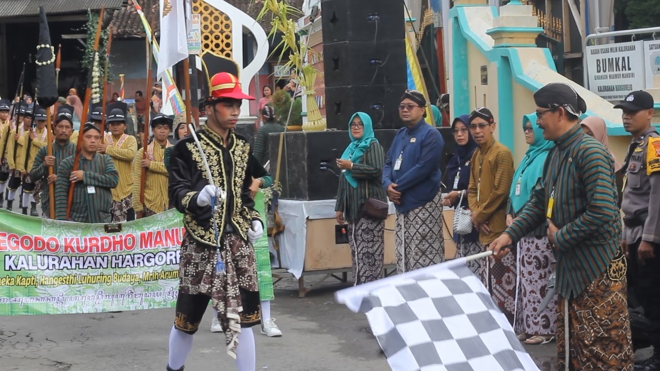 Meriahnya Kirab Budaya dalam Peringatan Hari Jadi Hargorejo ke-77